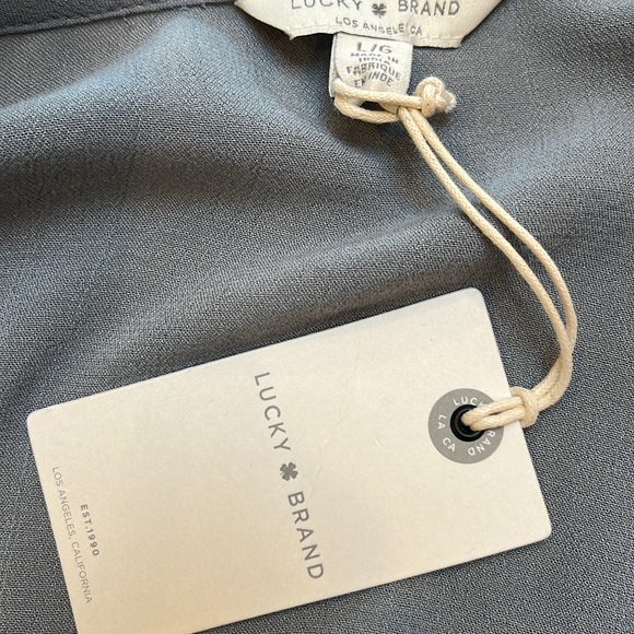 Lucky Brand embroidered boho top - Picture 7 of 8